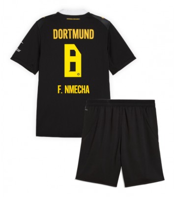 Borussia Dortmund Felix Nmecha #8 Replika Bortatröja Barn 2026-27 Kortärmad (+ Korta byxor)